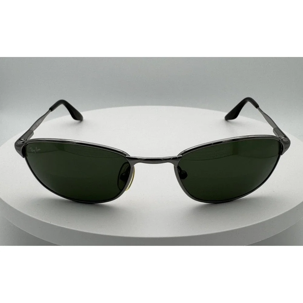 Ray Ban RB3023 Highstreet Sunglasses Italy W/ Green Lens Bausch Lomb Retro Flaw